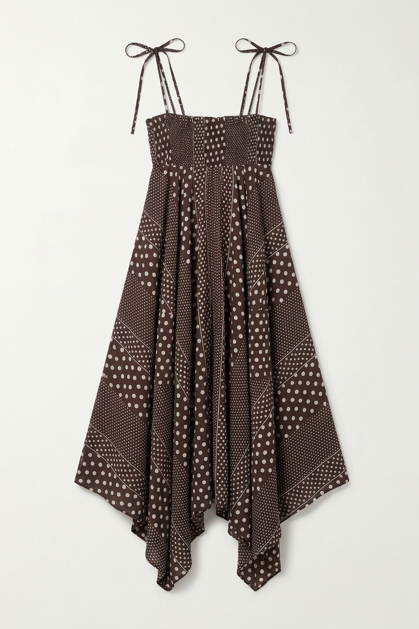 Nani Midi Dress - Washed Black Spot
