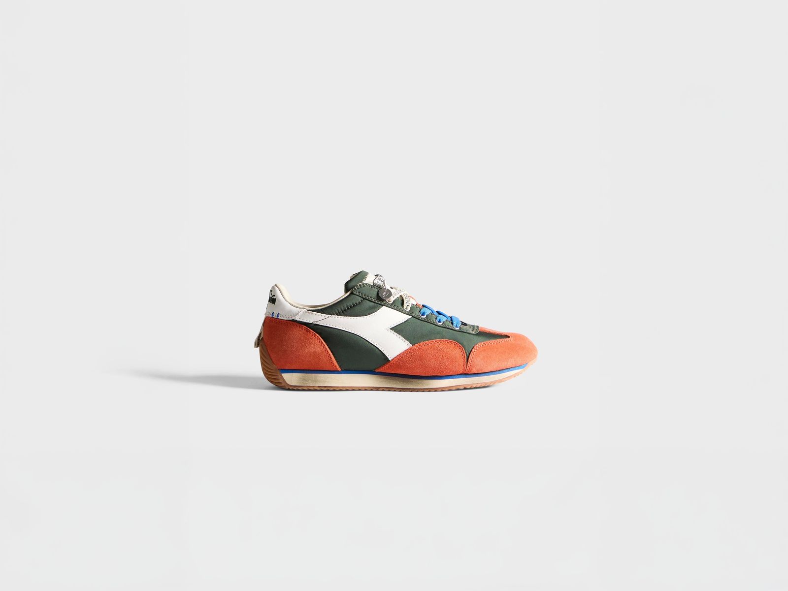 WOMENS JW ANDERSON X DIADORA EQUIPE TRAINERS IN GREEN NIGHT