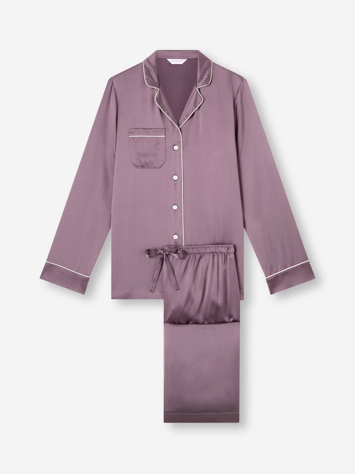 Bailey Silk Pyjamas Dusty Plum