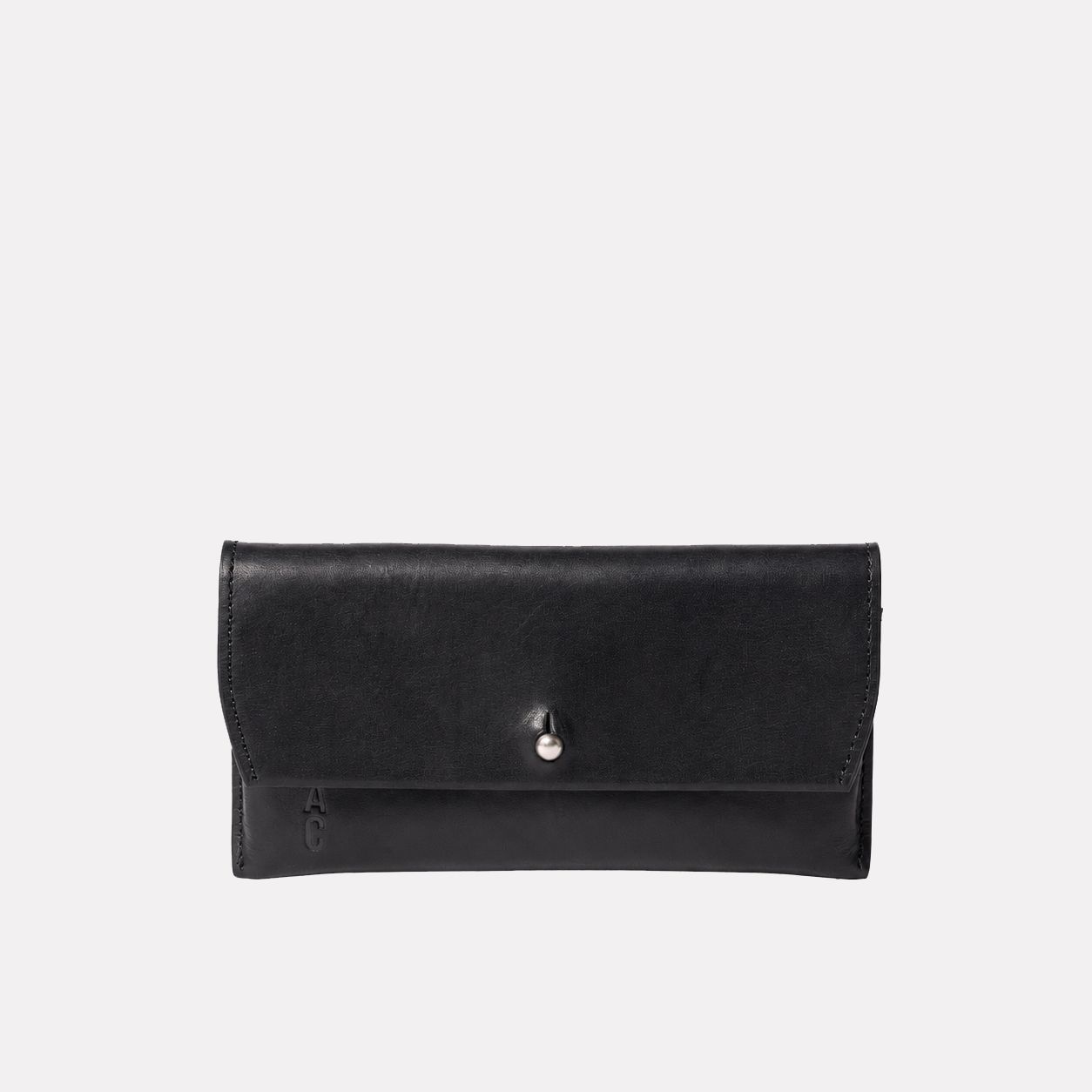 Kit Leather Glasses Case in Black