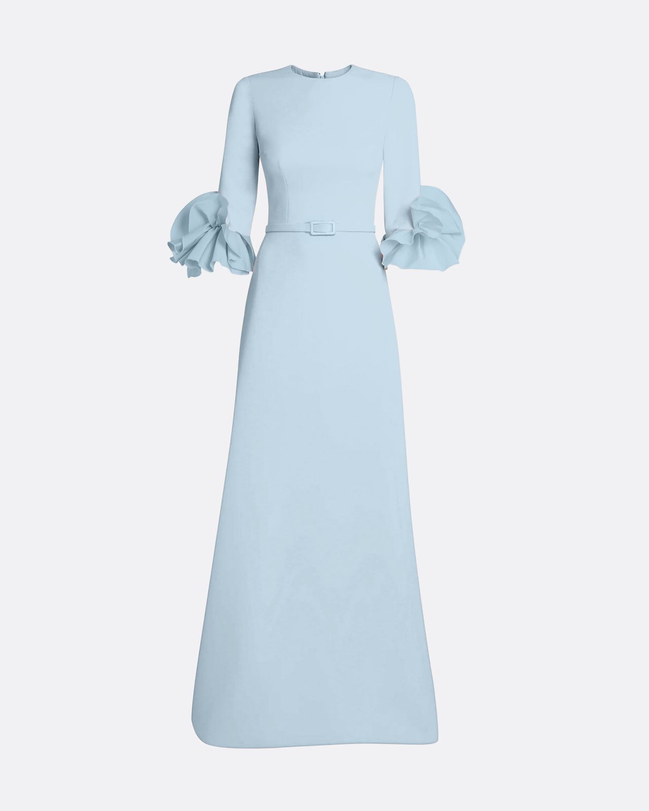 Belen Long Dress In Pale Blue