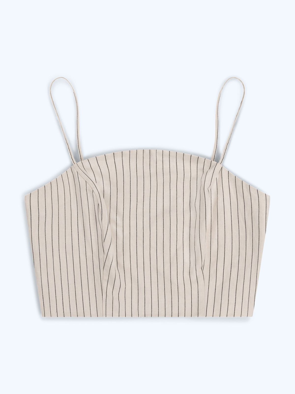 Trisha Top In Cream/black Stripe