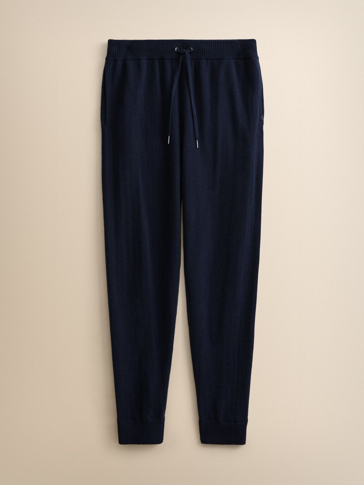 Finley Cashmere Trousers Navy Blue