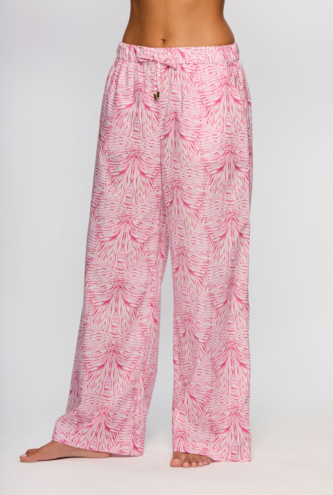 Stripes & Bow Beach Drawstring Trouser - Made With Liberty Fabric