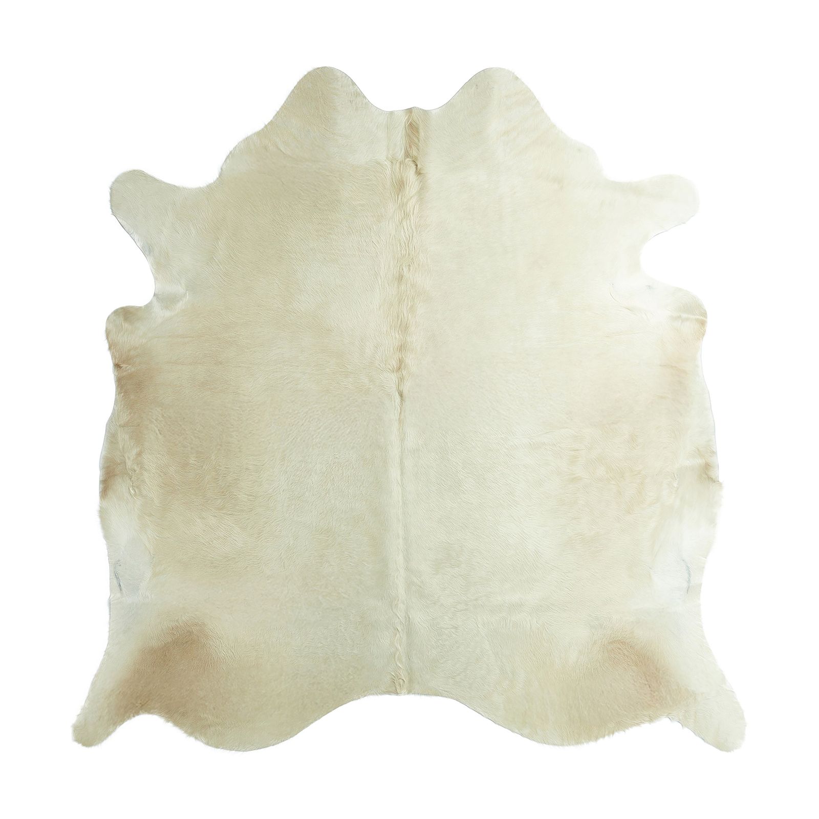 Cowhide Rug - Light Brown & White (200cm x 200cm)