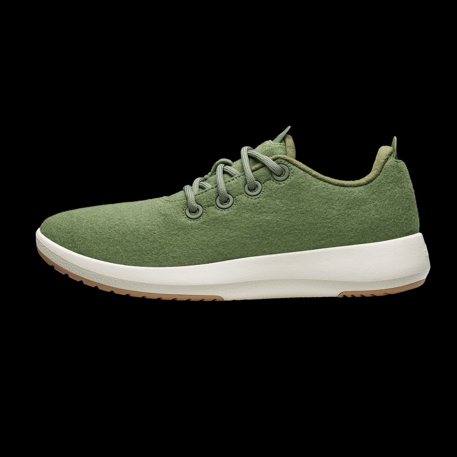 Women's Wool Runner Mizzle - Thunder Green (Natural White Sole)