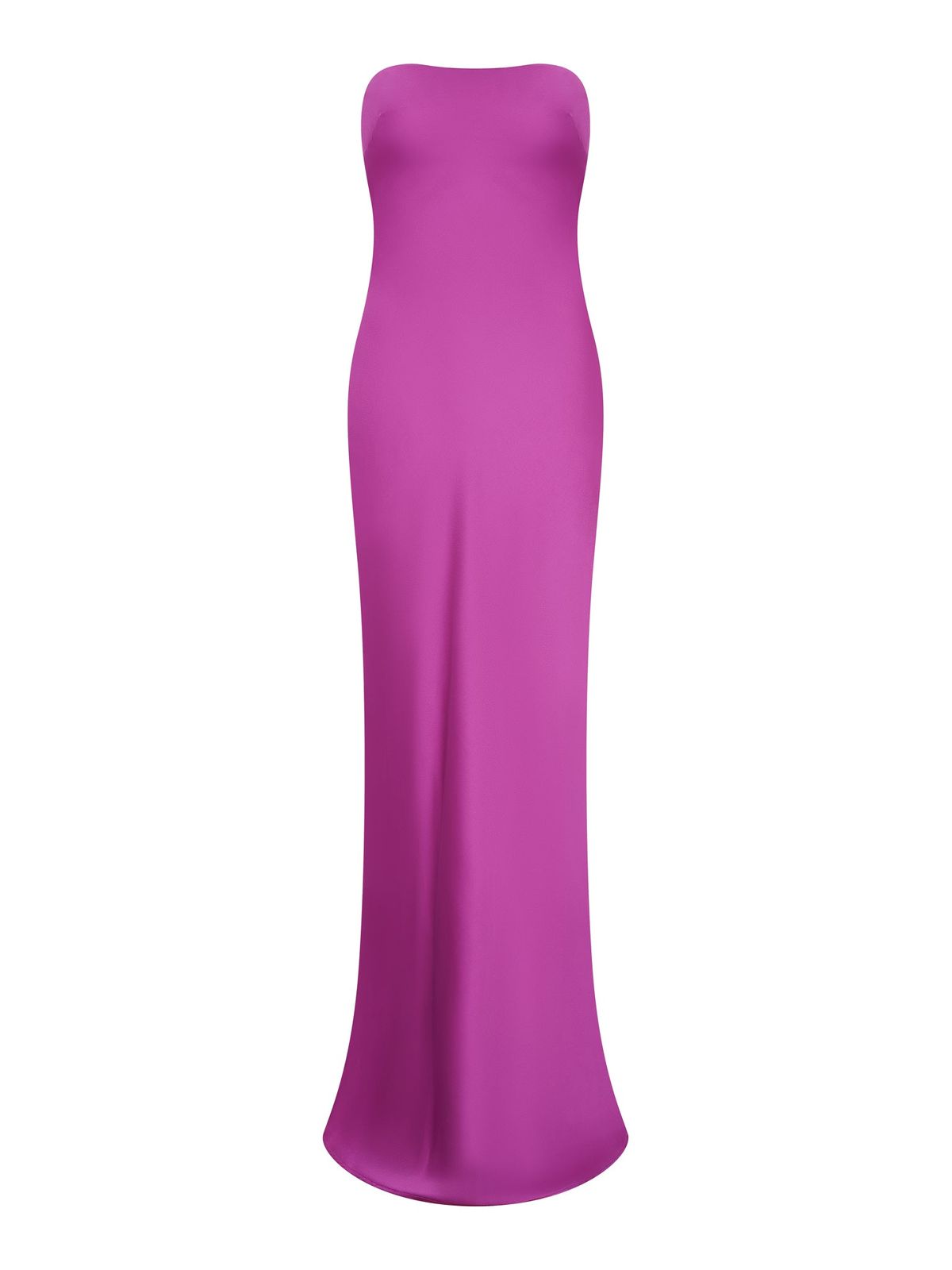 Amdra Strapless Dress In Purple