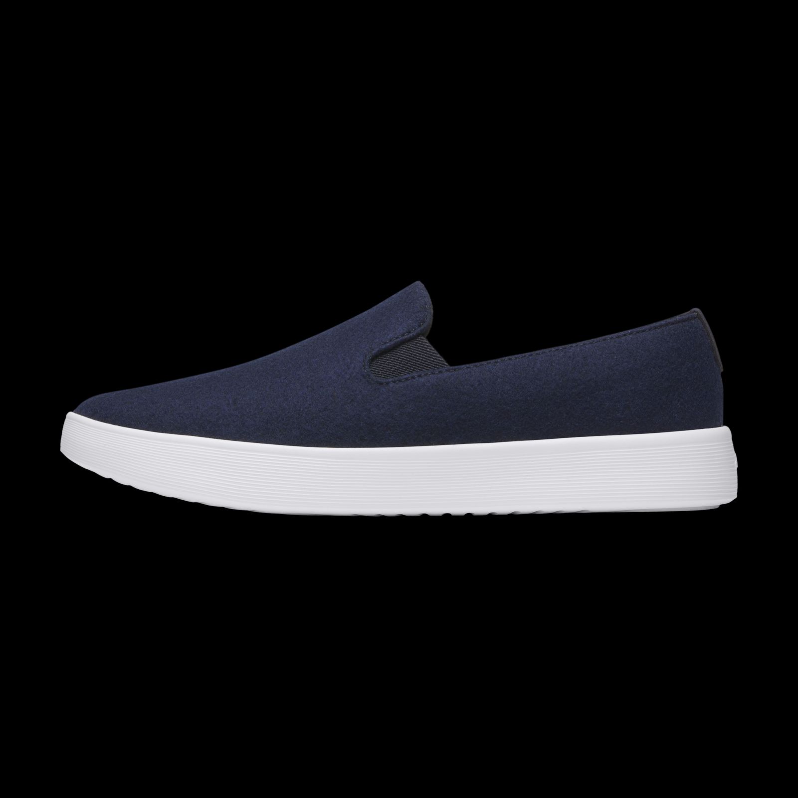 Men's Wool Cruiser Slip On - Dark Navy (Blizzard Sole)