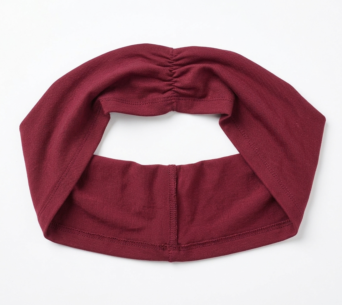 Zara | Cotton Headband - Burgundy