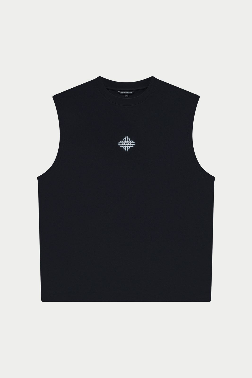 MENS ACTIVE BLANK VEST - BLACK