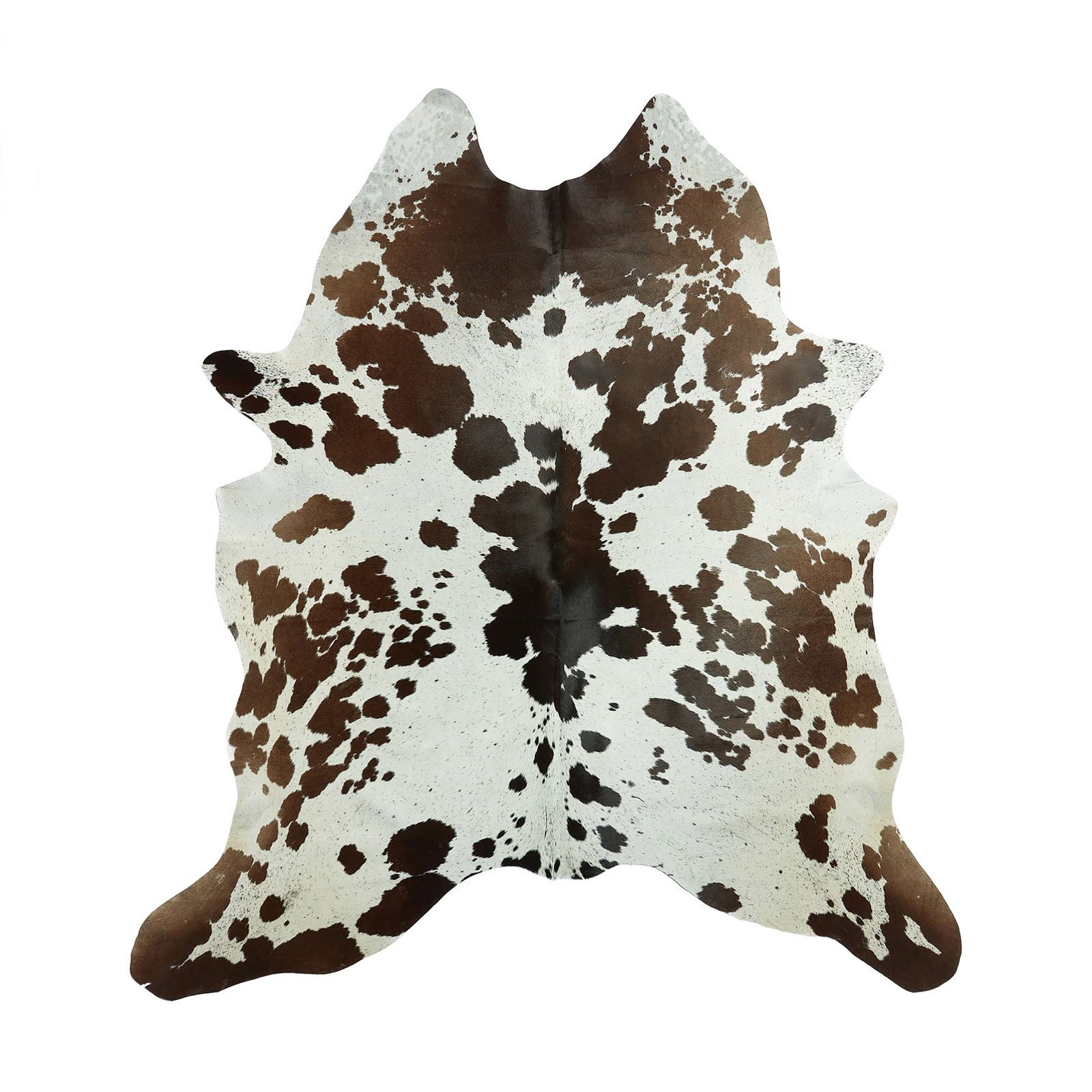 Cowhide Rug - Brown & White (220cm x 210cm)