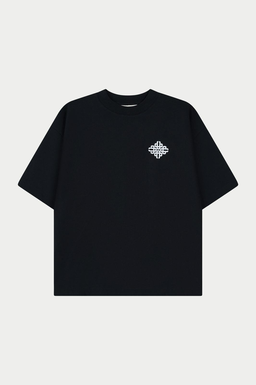PUFF PRINT EMBLEM T-SHIRT - BLACK