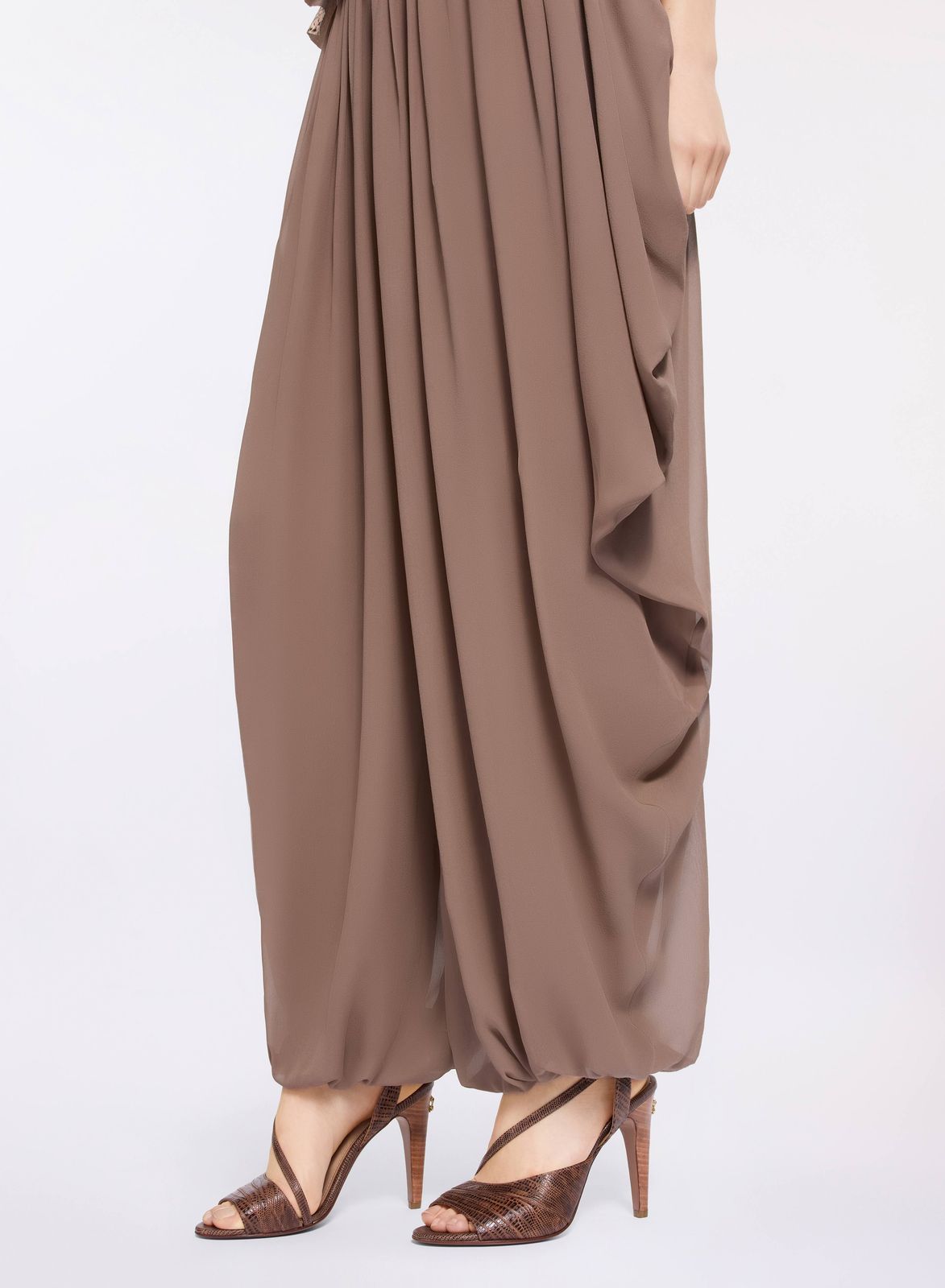 Cascading Silk Pants