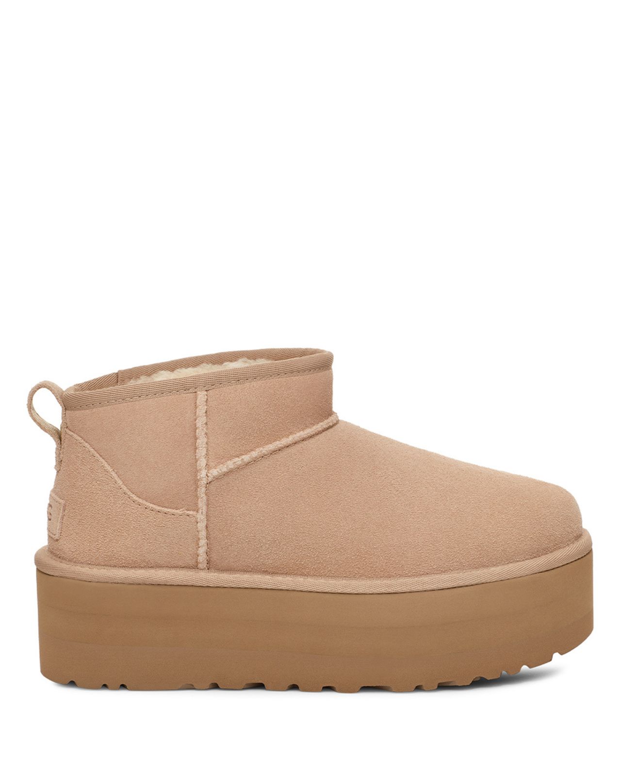 W Classic Ultra Mini Platform Sand Suede