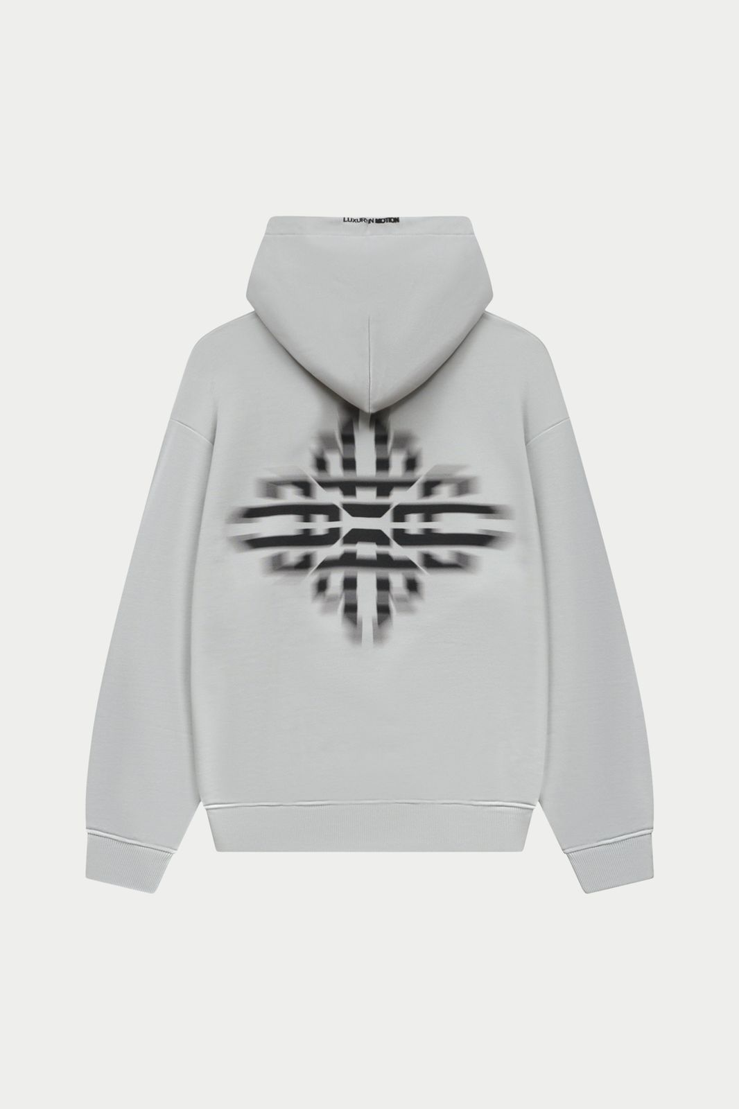 LUXURY IN MOTION GRAPHIC HOODIE - SALT