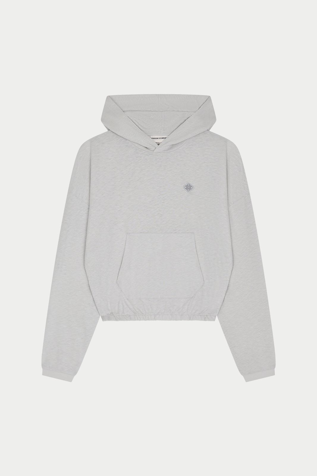 MARL SLUB HOODIE - GREY