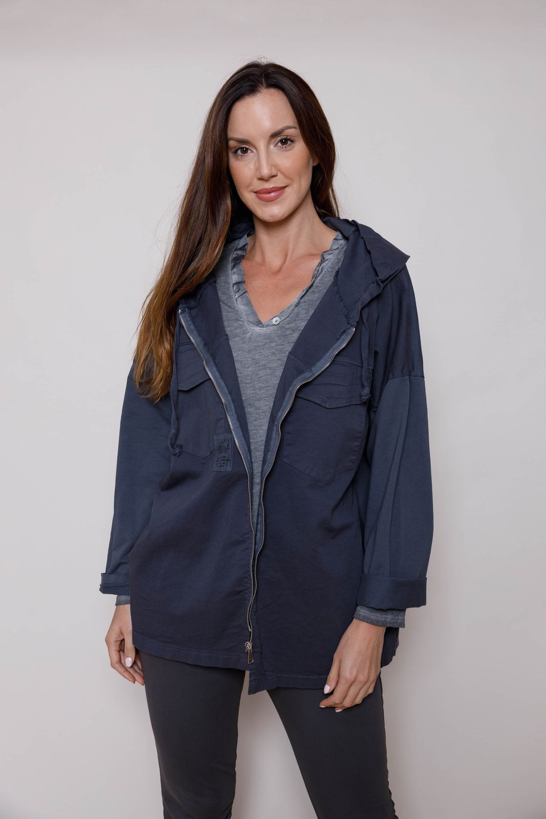 Bridget Longline Hooded Jacket