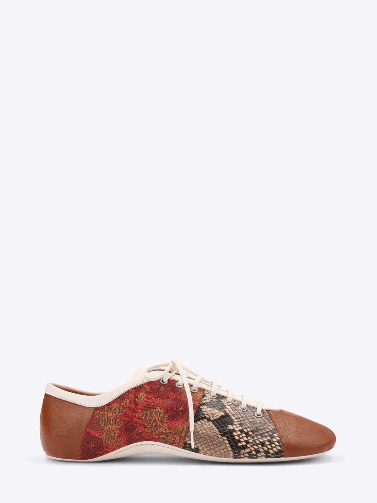Patchwork ballerina sneakers