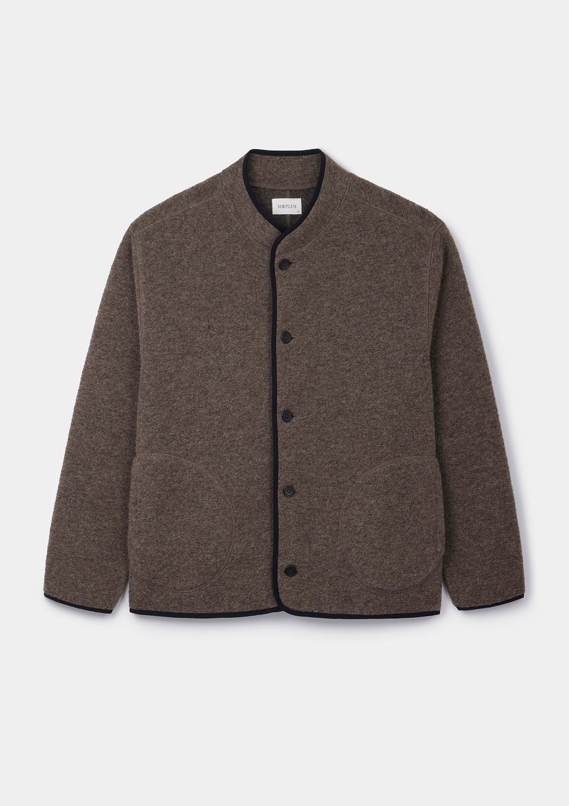 Mushroom Boiled Wool Jacket