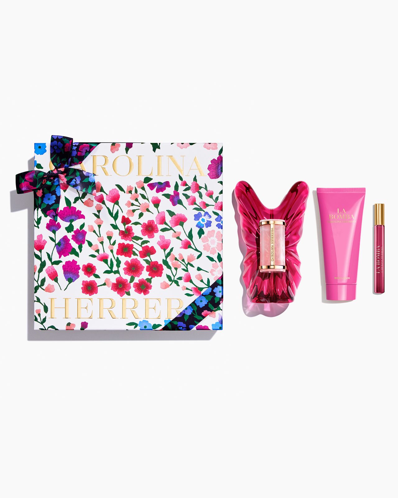 La Bomba 80ml Eau De Parfum, 100ml Body Lotion And 10ml Megaspritzer
