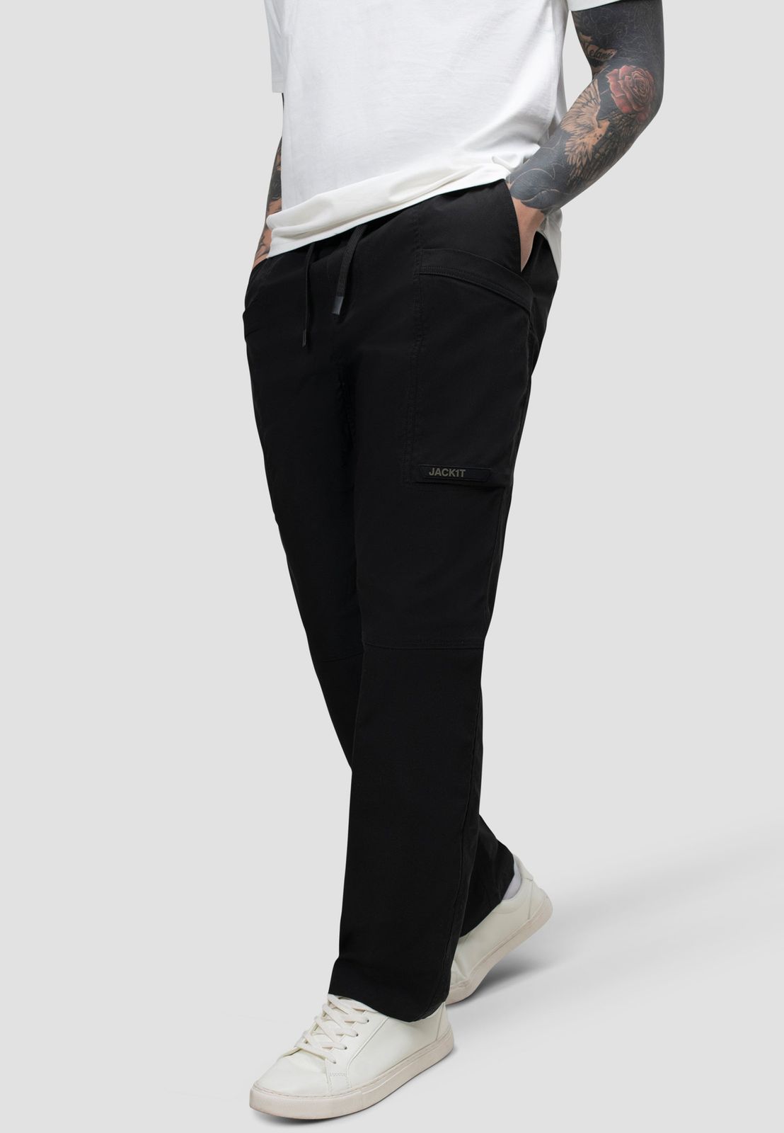 Jupiter Tech Cargo Trousers Black