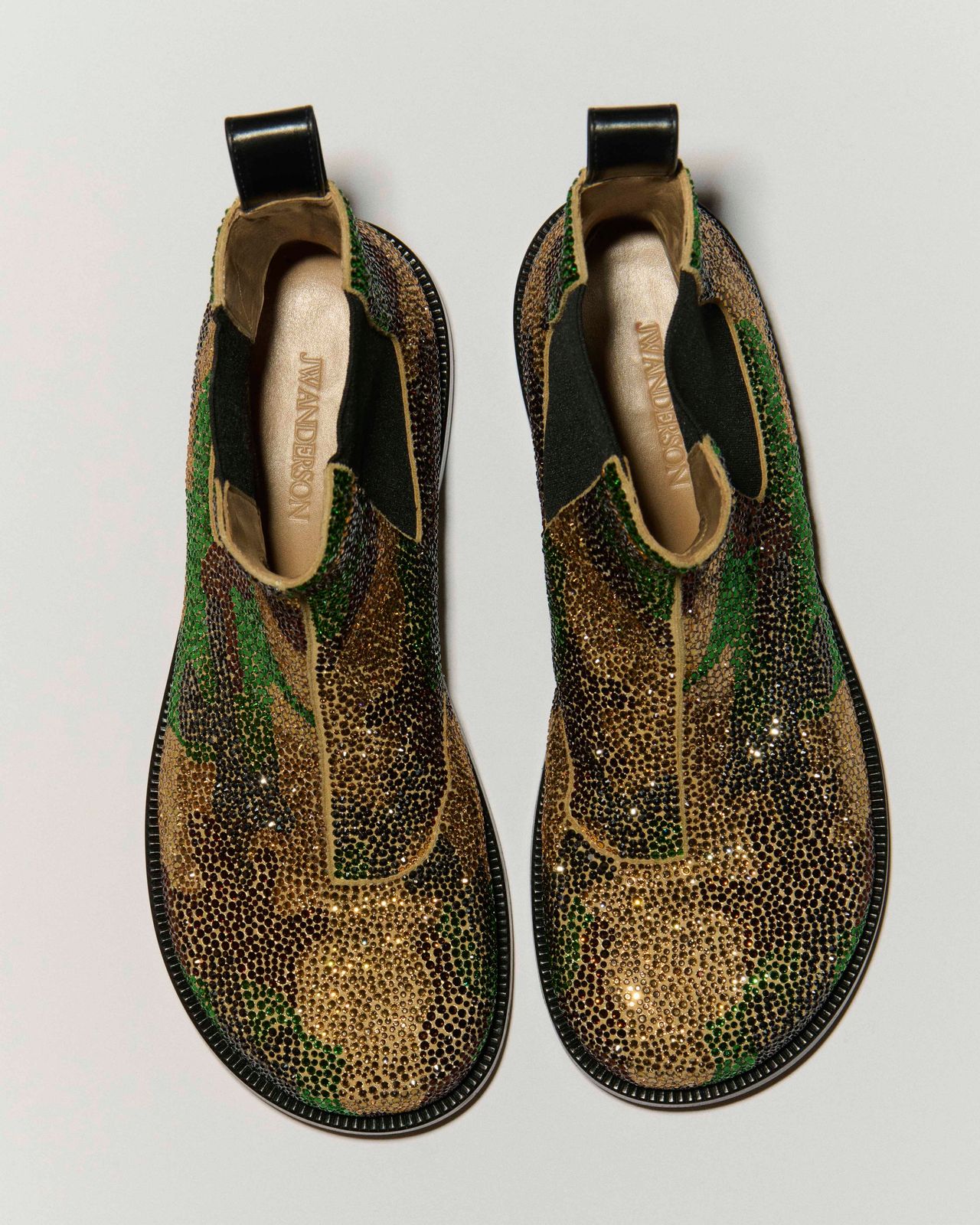 MENS CHELSEA LOAFER BOOT IN MILITARY GREEN