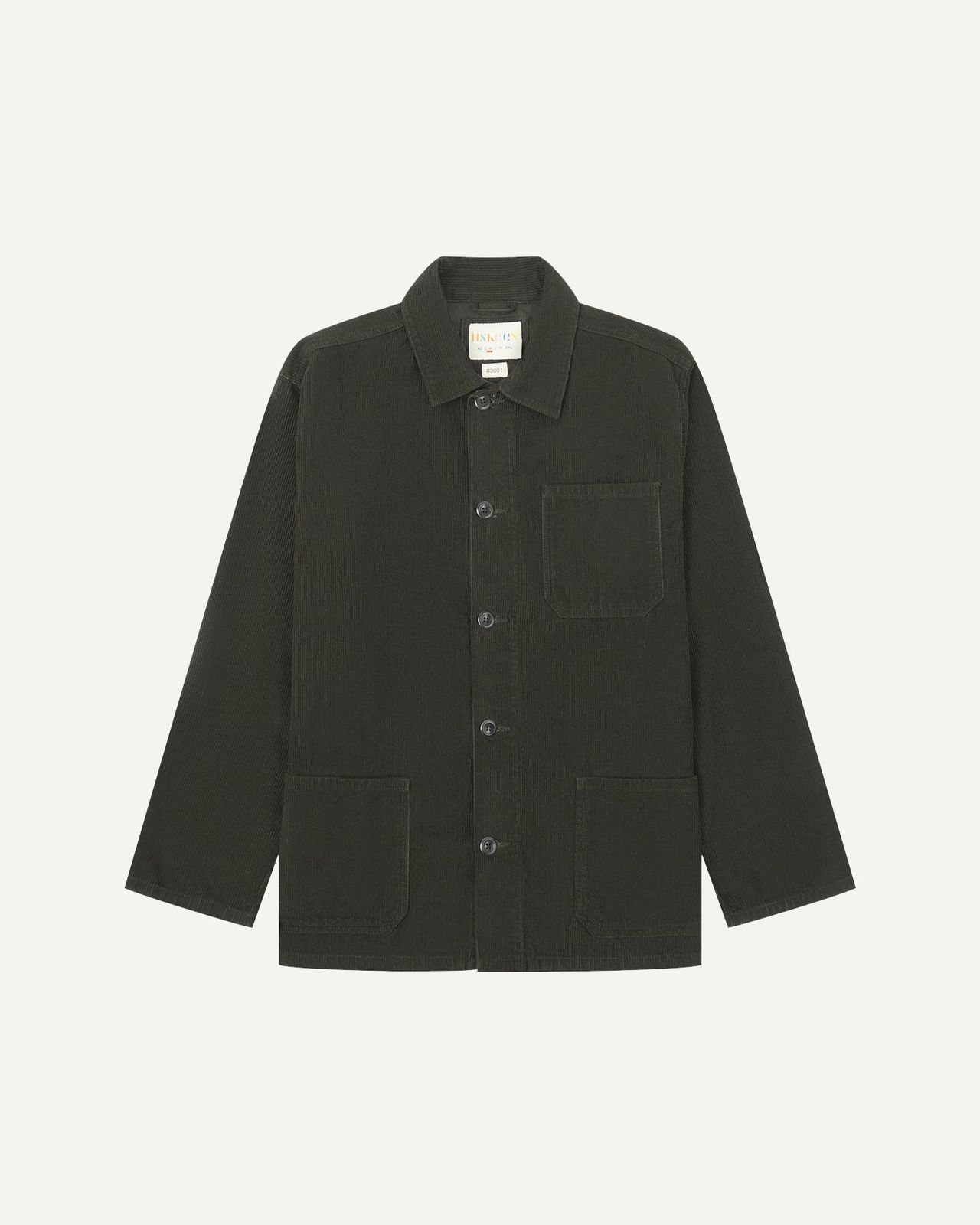 3001 Cord overshirt - seaweed