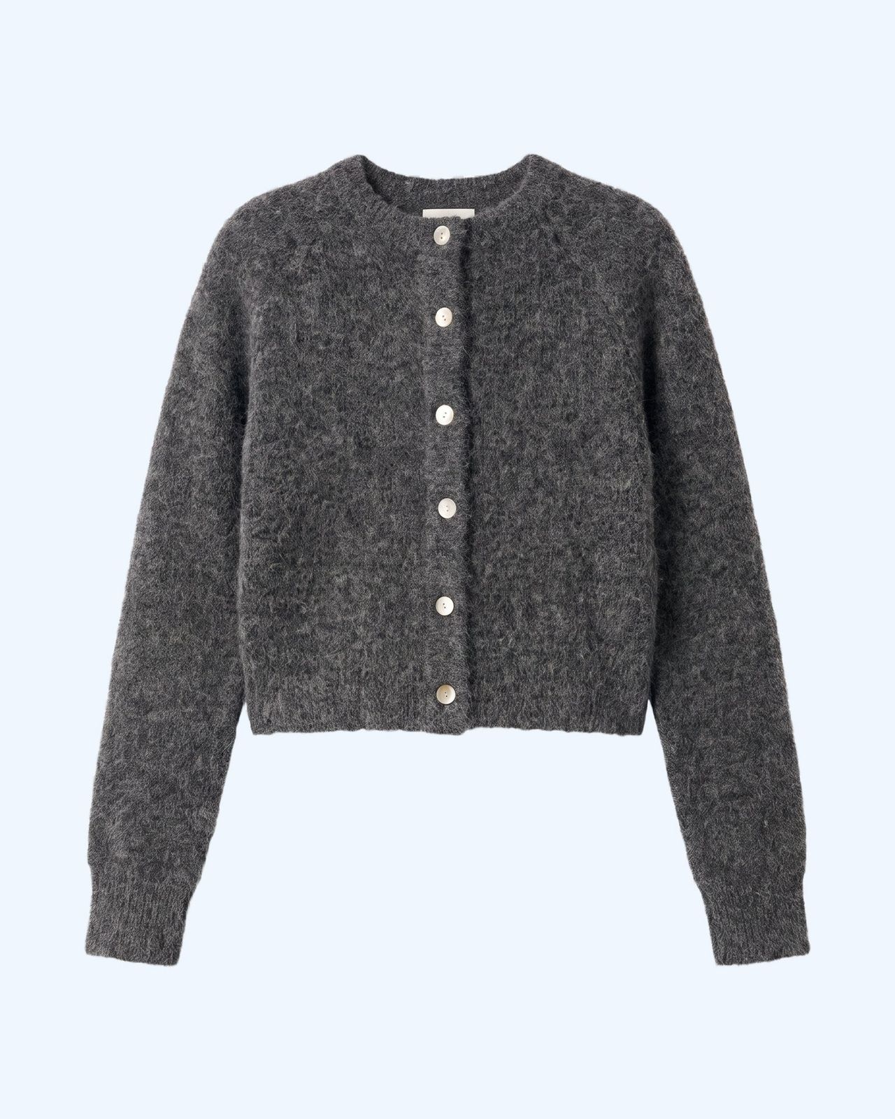 August Cardigan In Charcoal