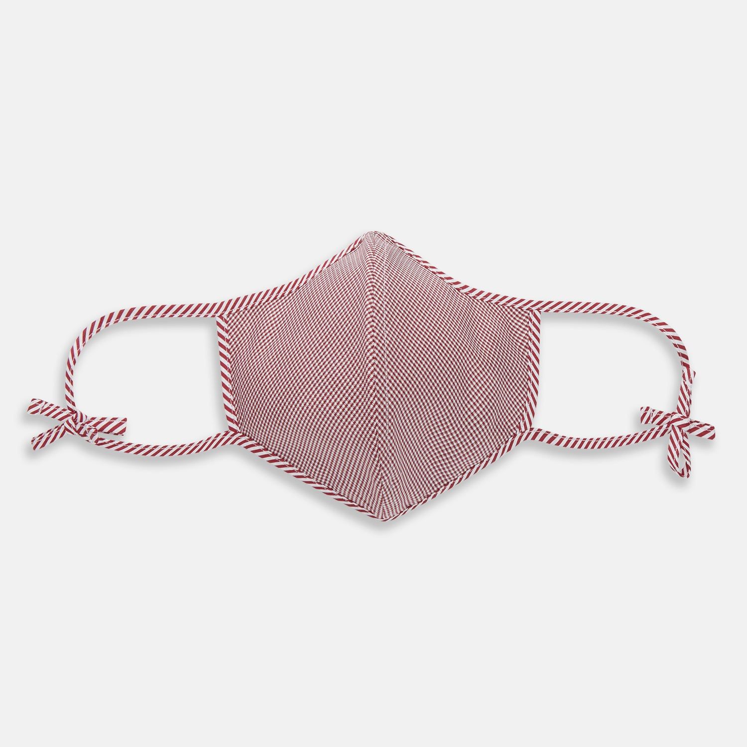 Burgundy Check Commuter Mask With 3 Viroformulaâ„¢ Filters