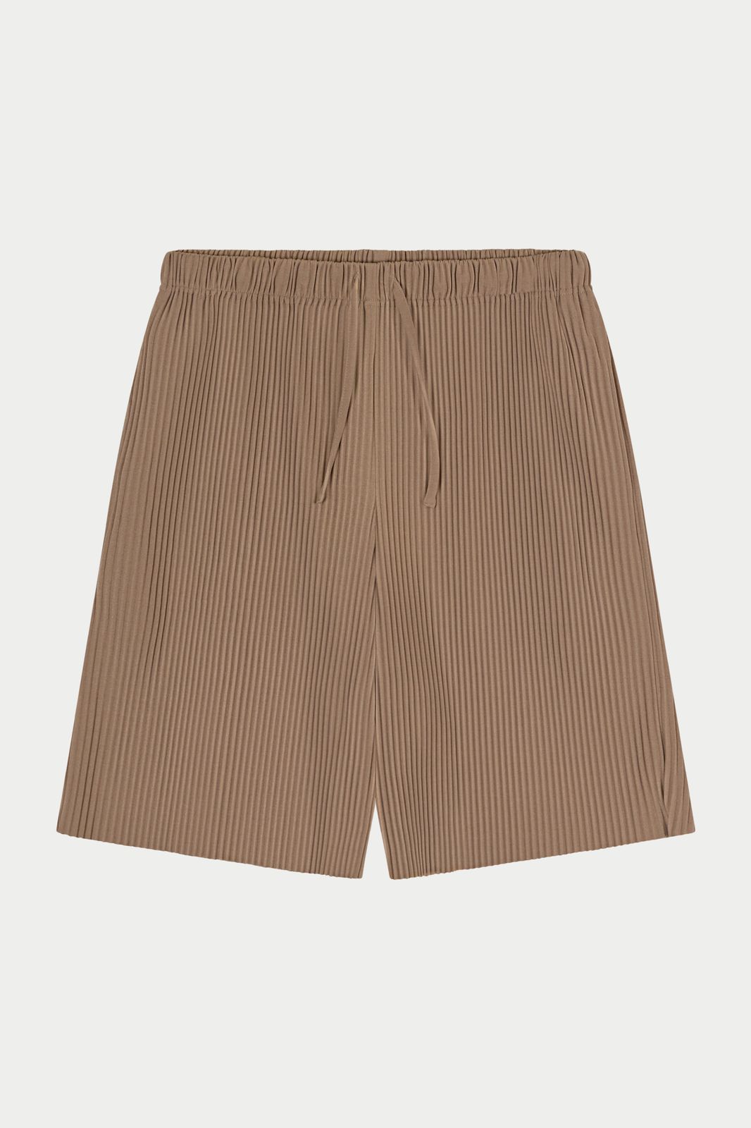 PLISSE SHORTS - MUSHROOM