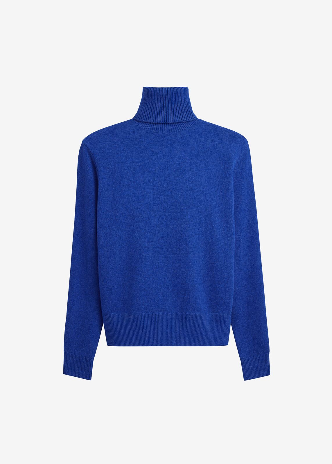 Gala Padded Knit Turtleneck - Blue