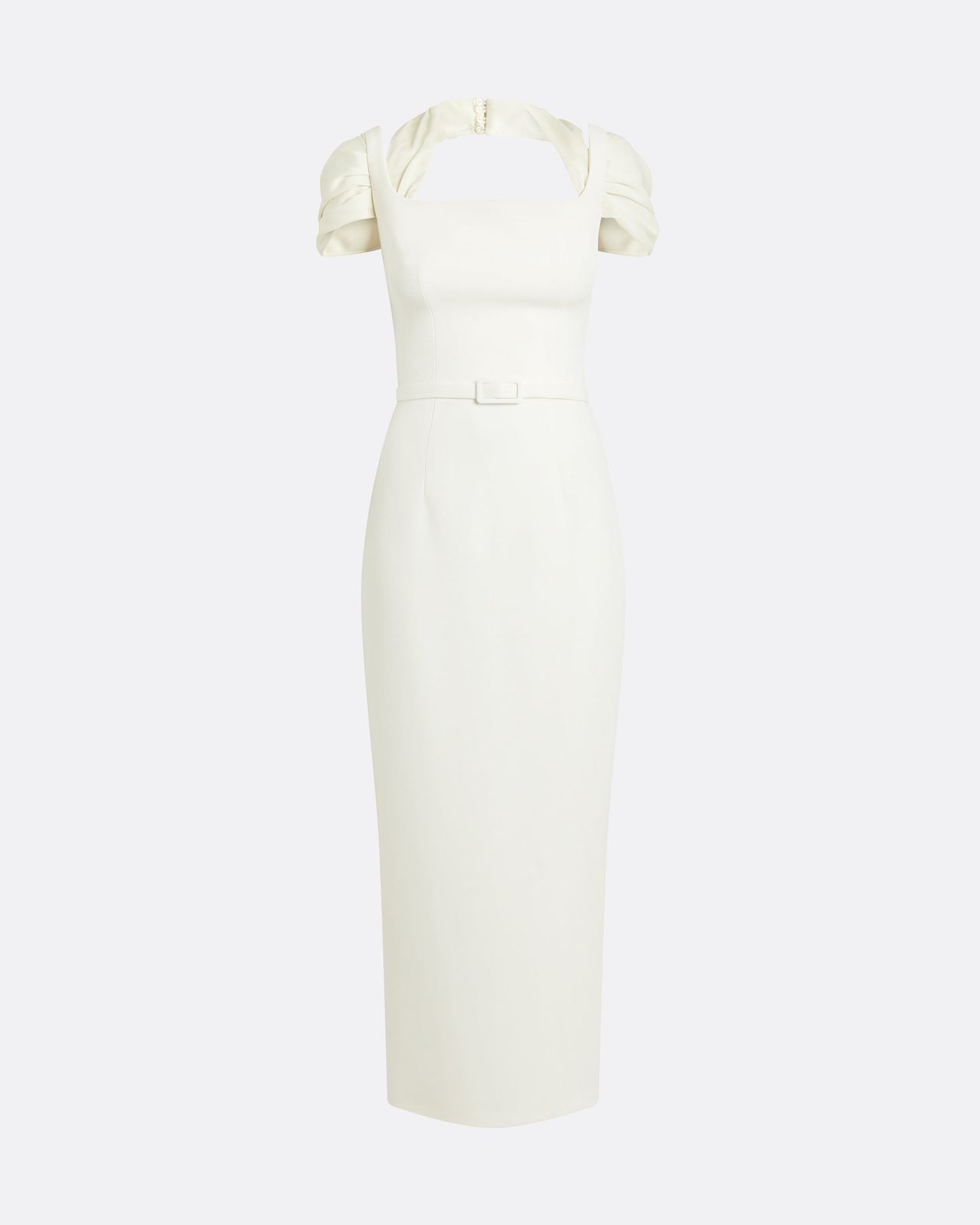 Ifara Midi Dress In Ivory