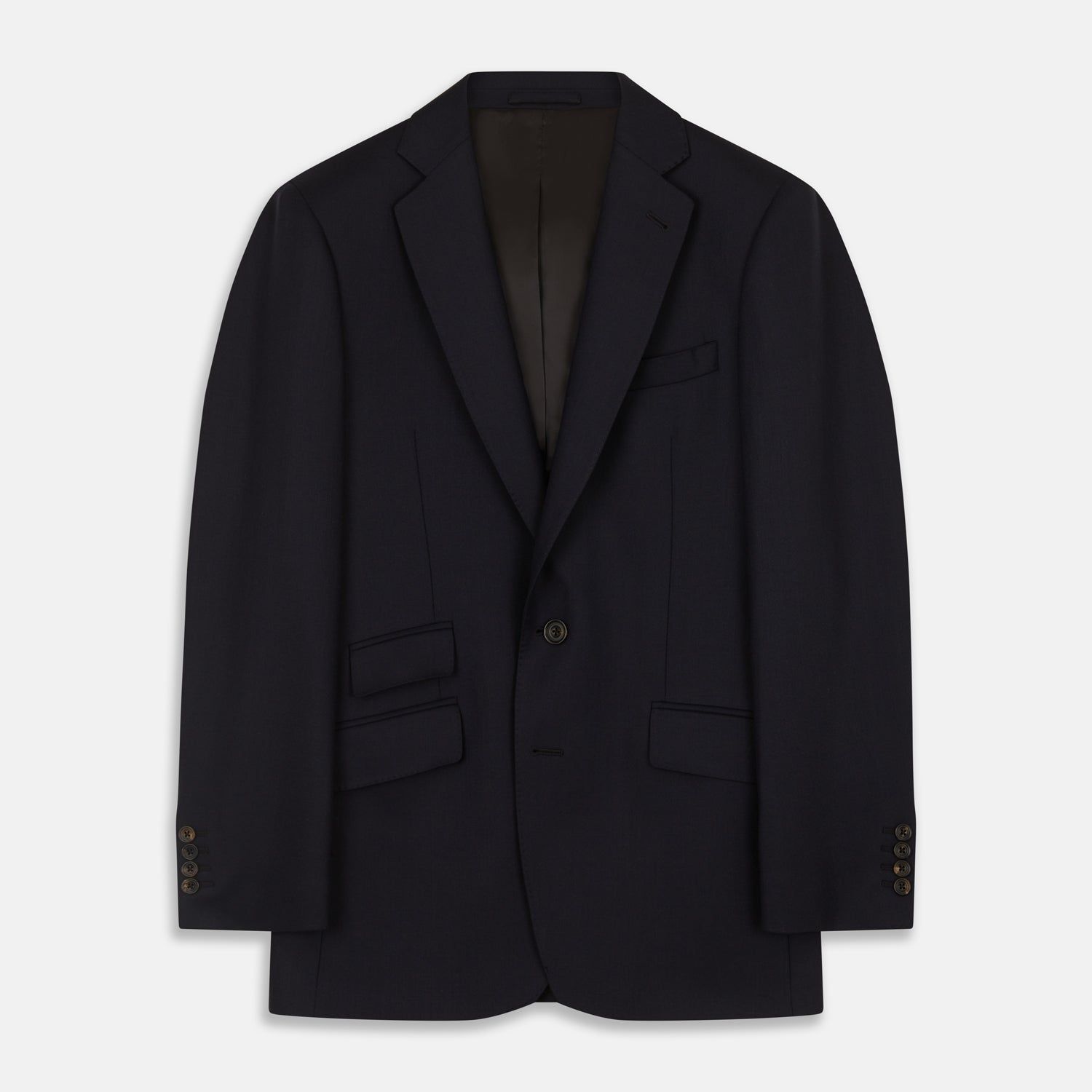 Midnight Navy Wool Barrington Blazer