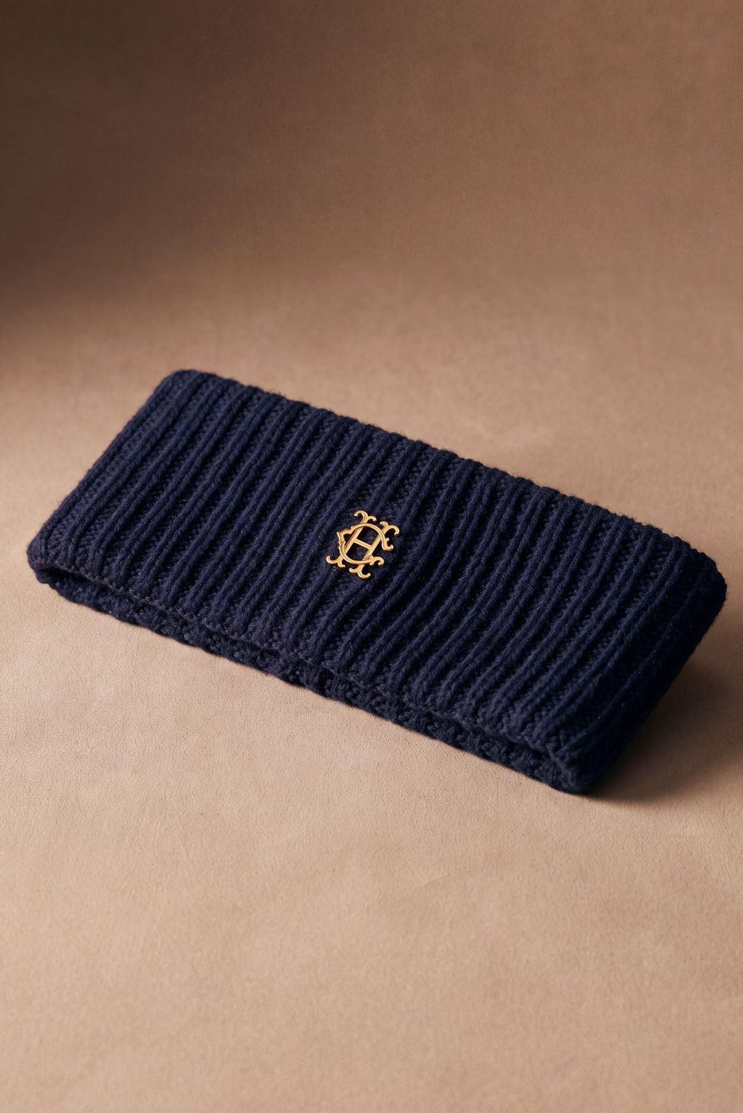 Knitted Headband (Navy)