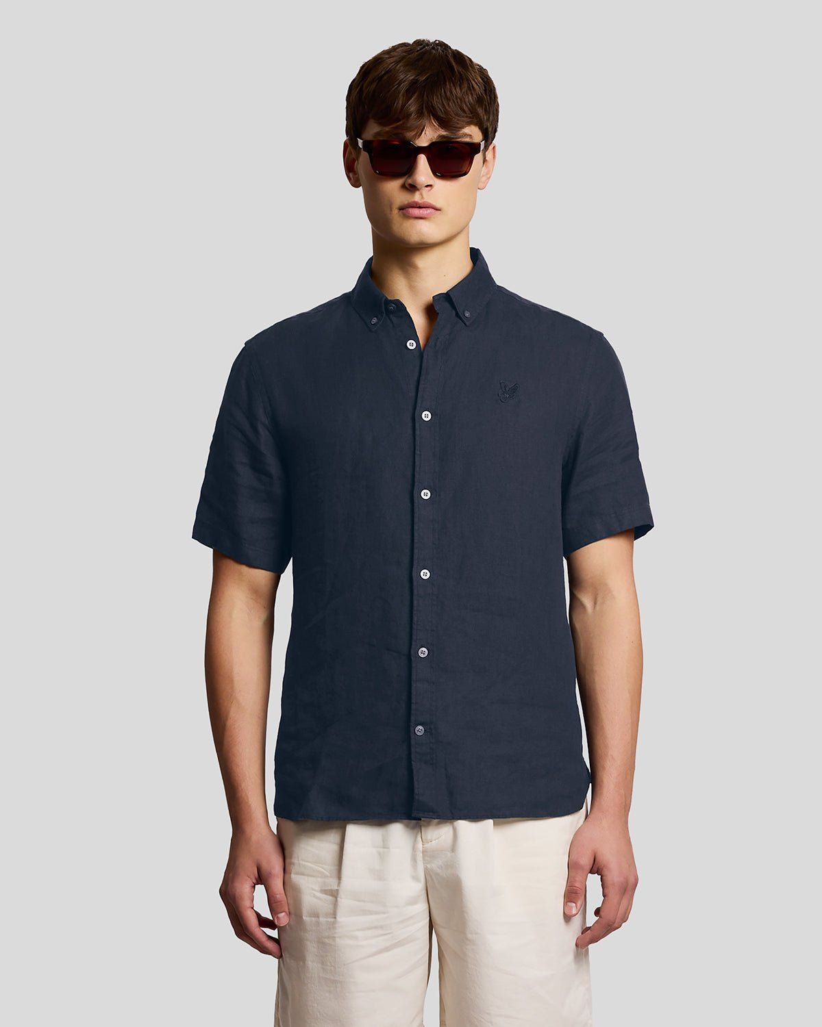 Short Sleeve Linen Shirt