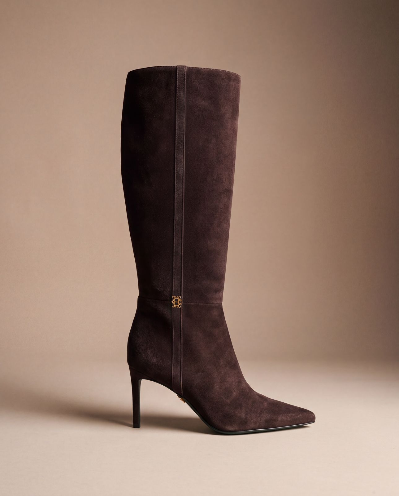 London Knee Boot (Chocolate Suede)