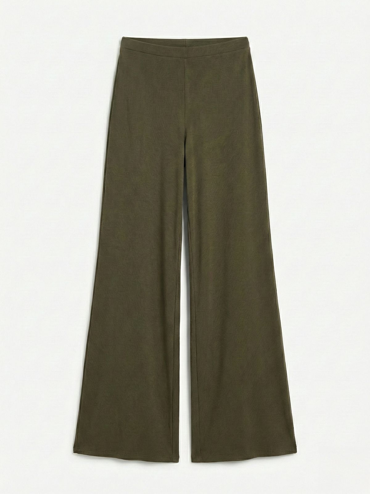 Clover Wide Leg Bottom In Leaf Green