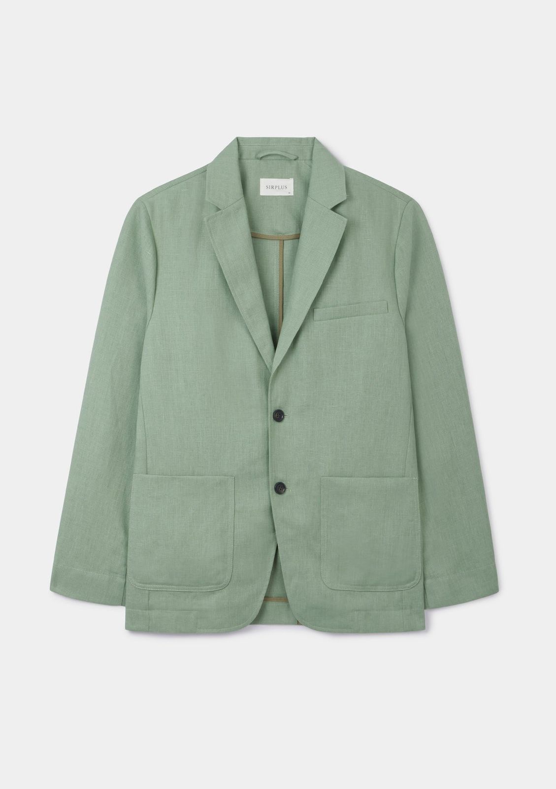 Ash Green Linen Blazer