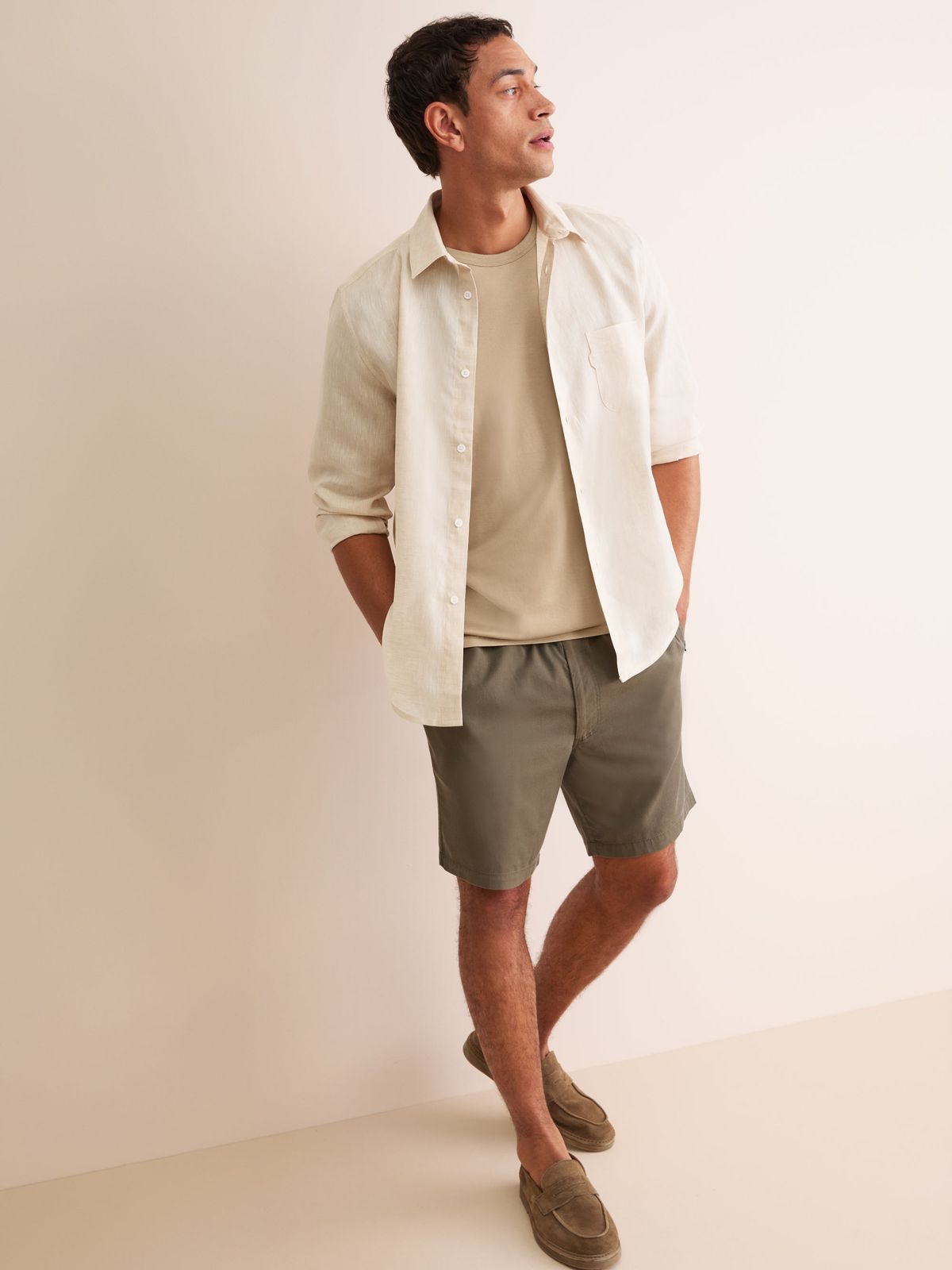 Barny Cotton T-Shirt Taupe
