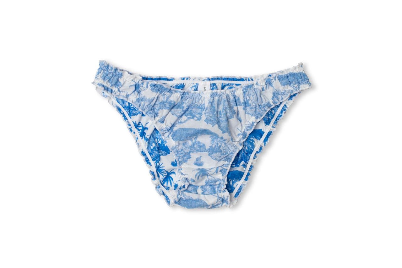 Knickers Loxodonta Print Blue