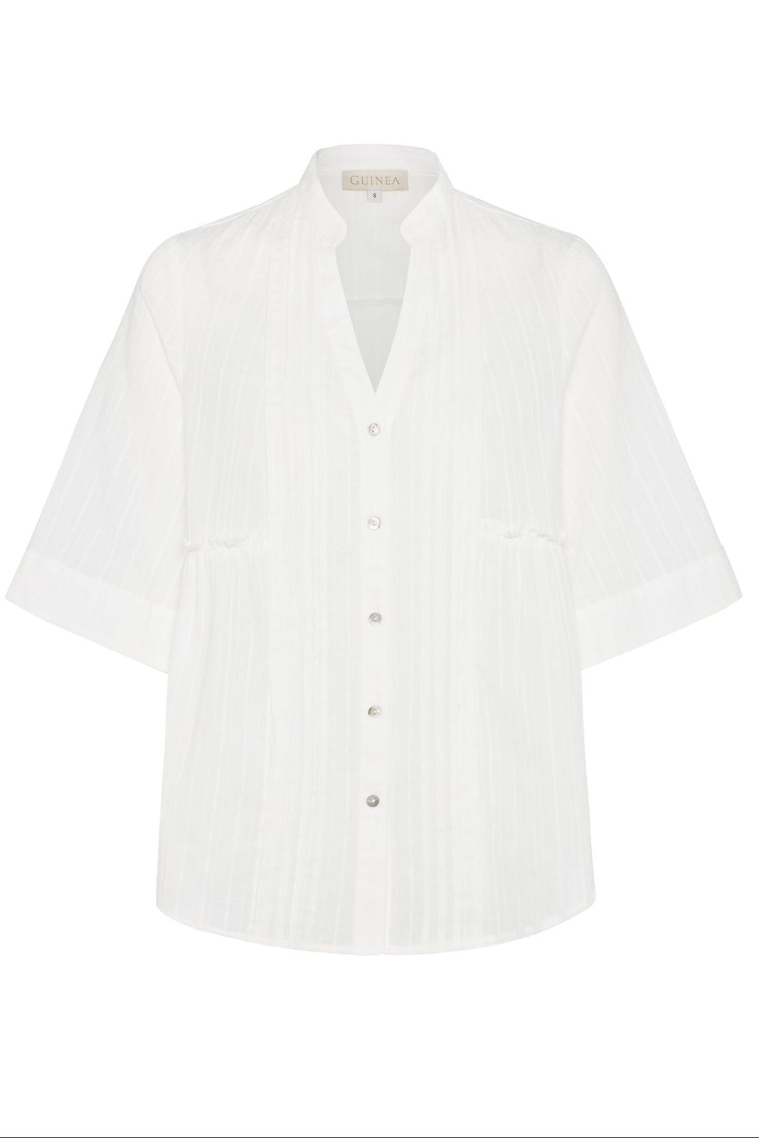 Kos White Cotton Top - 50% Off