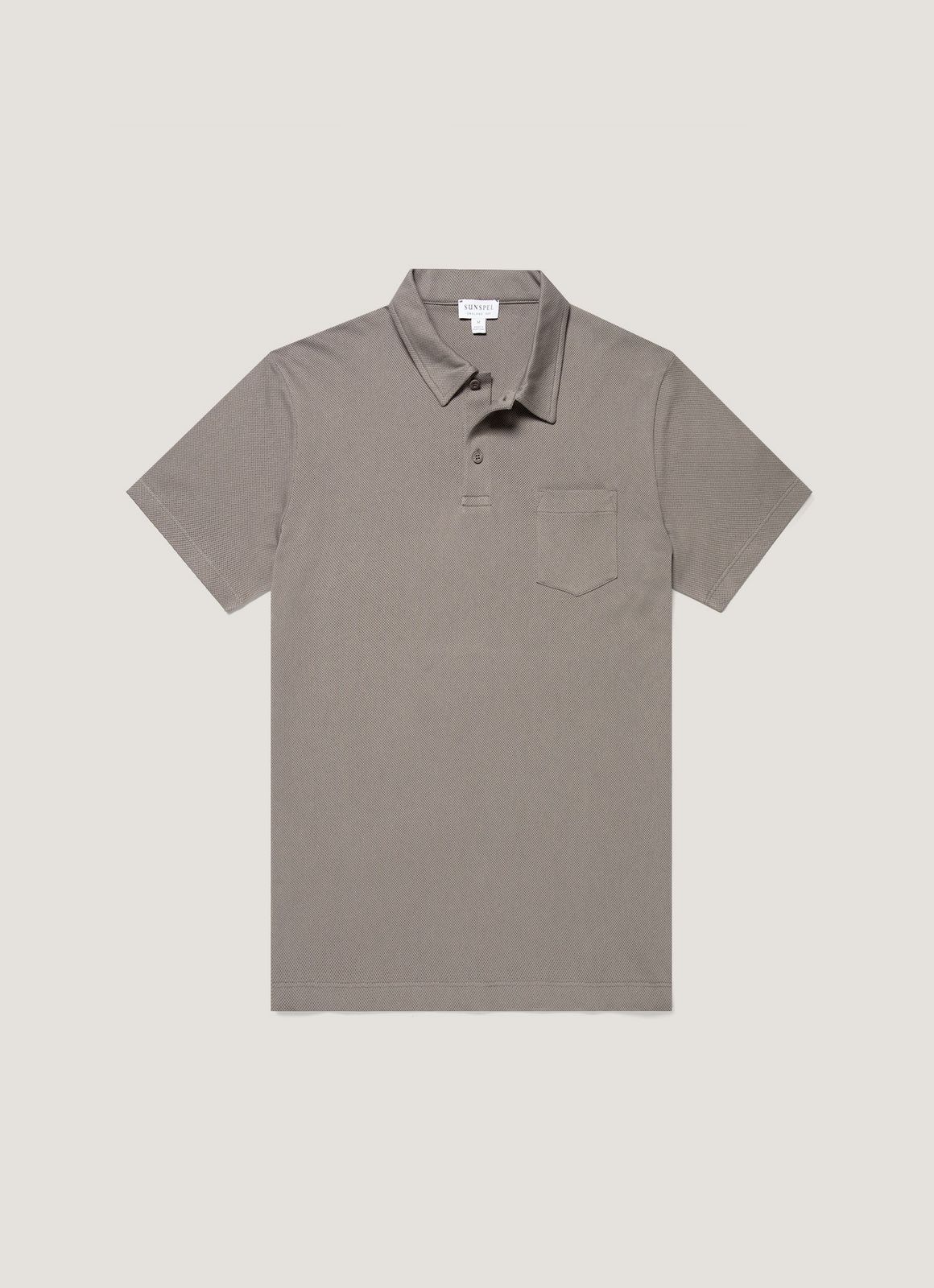 Men's Riviera Polo Shirt in Smoke