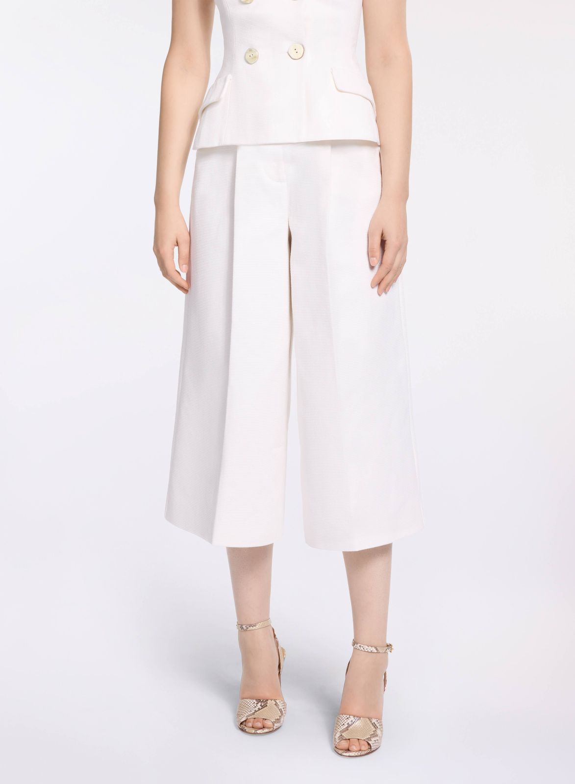 Cotton Piquet Bermuda Shorts