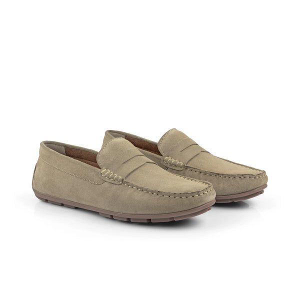Bari Sand driving loafer