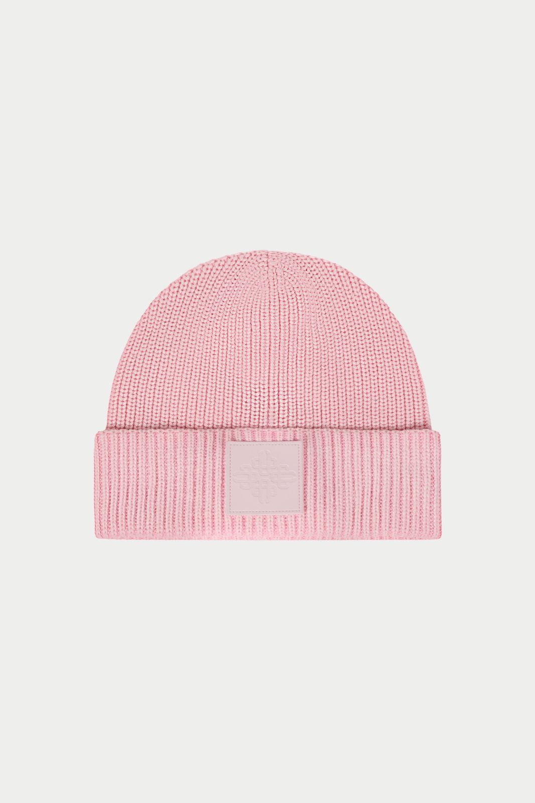 WASHED RIBBED BEANIE - PINK