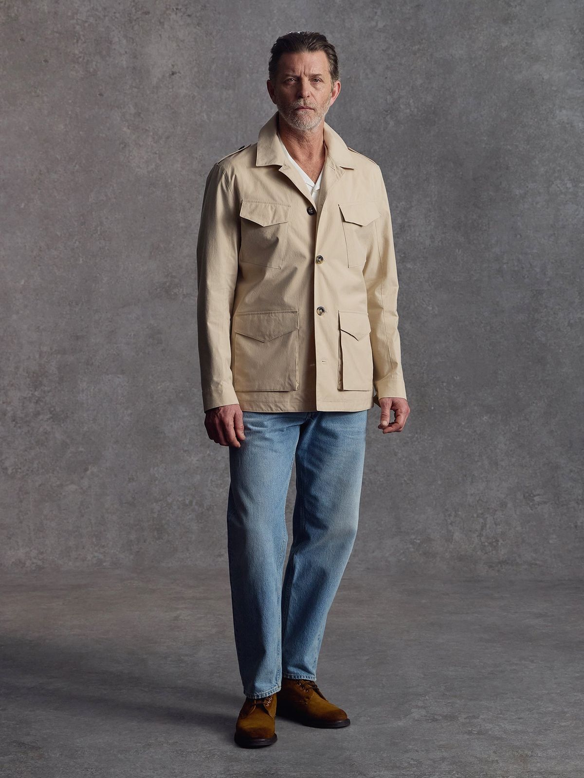 The Richmond Revere Jacket - Alabaster