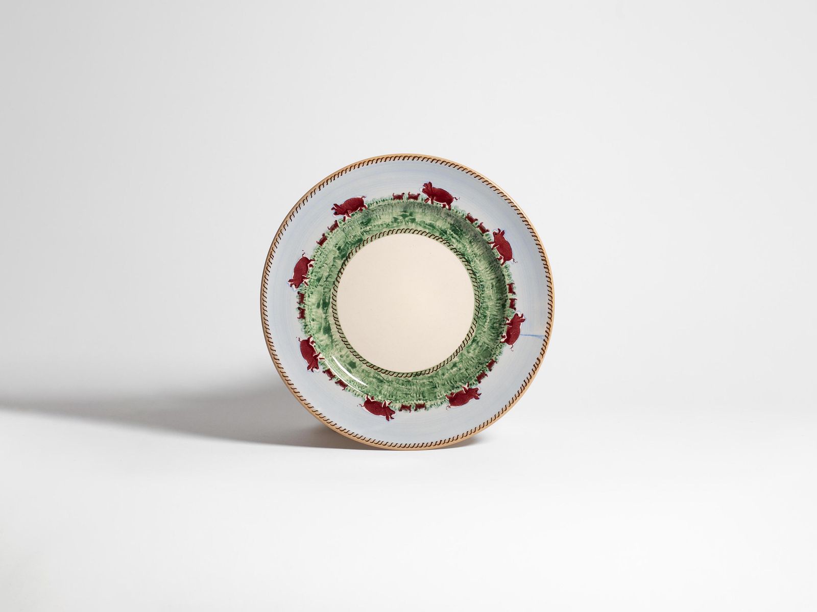 NICHOLAS MOSSE SERVING PLATE IN BLUE & MULTI