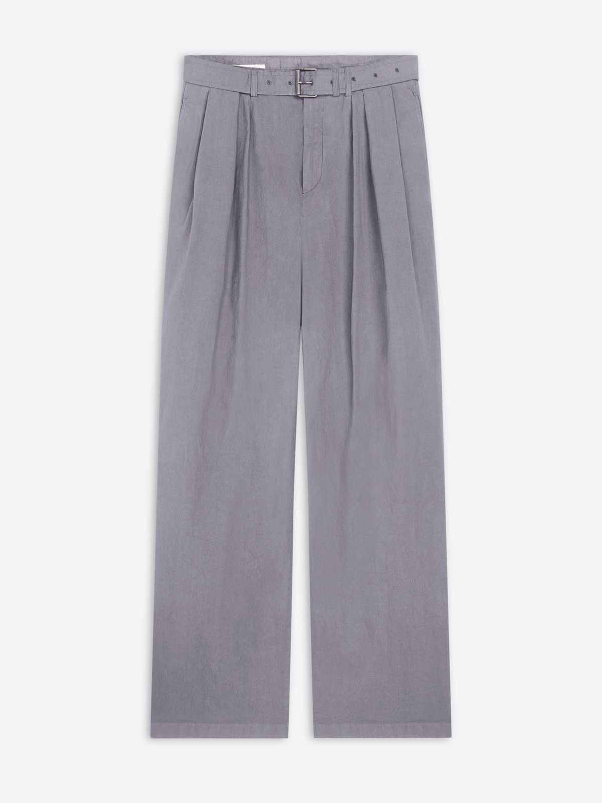 Belted overdyed pants