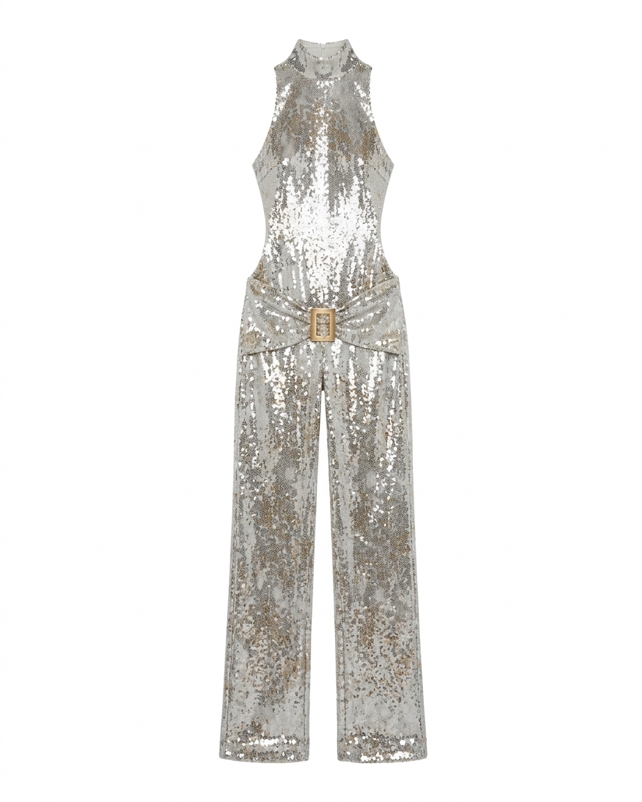 Shanni High Neck Jumpsuit