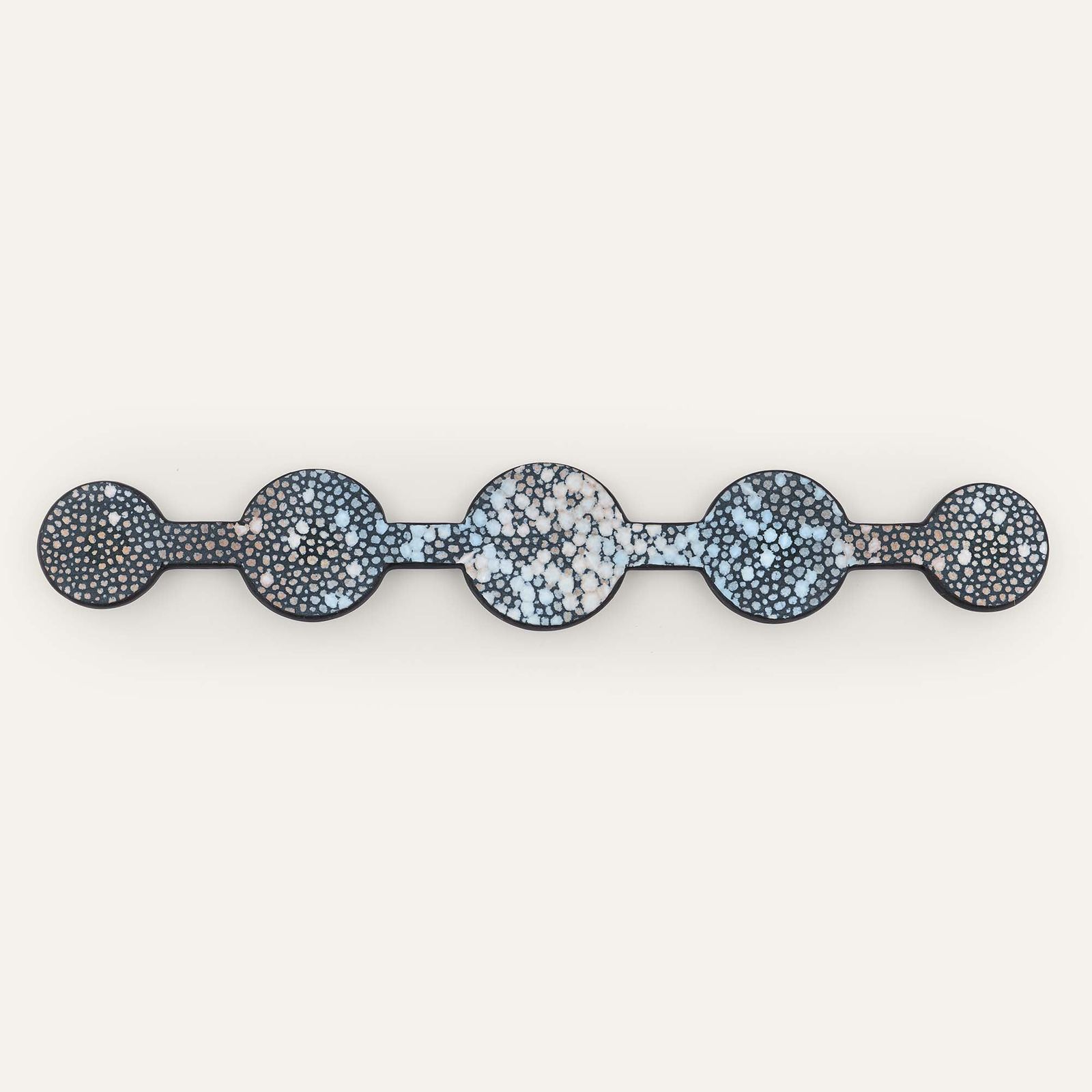 Deco Solo Classic | Multi Colour Shagreen with Silver hardware